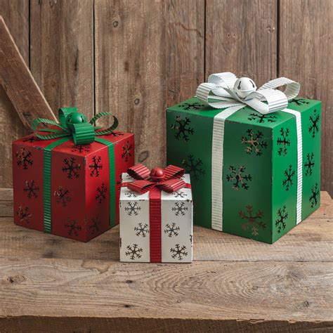 metallic gift boxes wholesale|metal christmas present boxes.